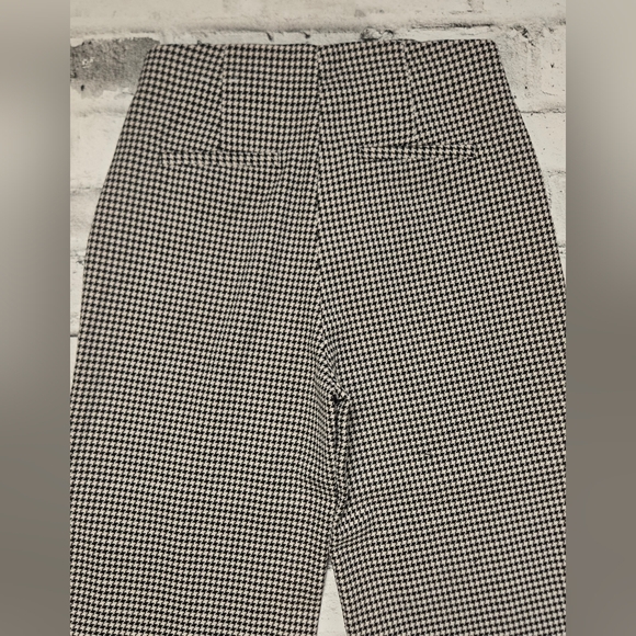 Ricki’s Houndstooth Dress Pants Women’s Size 2 Side Zip Classic Wide Leg - Picture 8 of 13